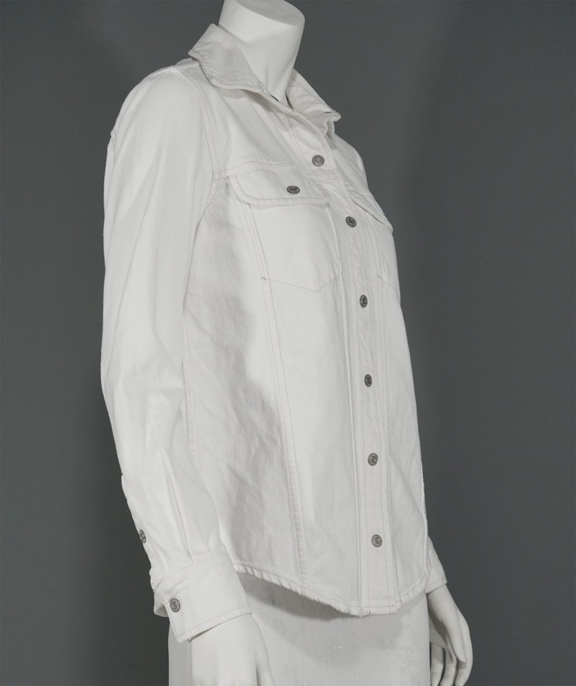Zara Camicette: weisses Jeans Hemd von Zara – Usato da Meggen venduto da 1Class2Hand 1