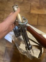Cavatappi professionale in metallo cromato nuovo in scatola