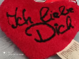 Plüschherz Ich liebe Dich