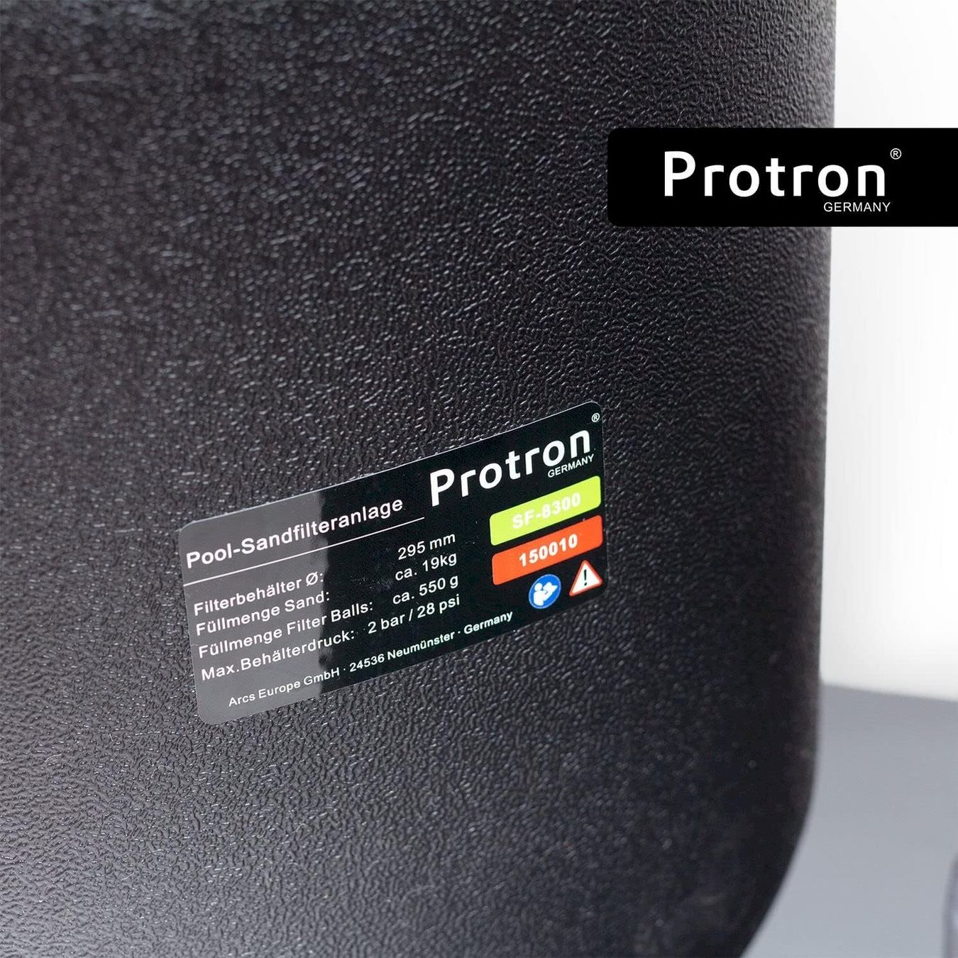 Piscine: Protron SF-8300 Sandfilteranlage 8000l/h – Nuovo e nell'imballaggio originale da Bottighofen venduto da zaap 6