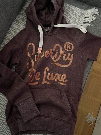 SUPERDRY HOODIE MIT AUFDRUCK GR XS