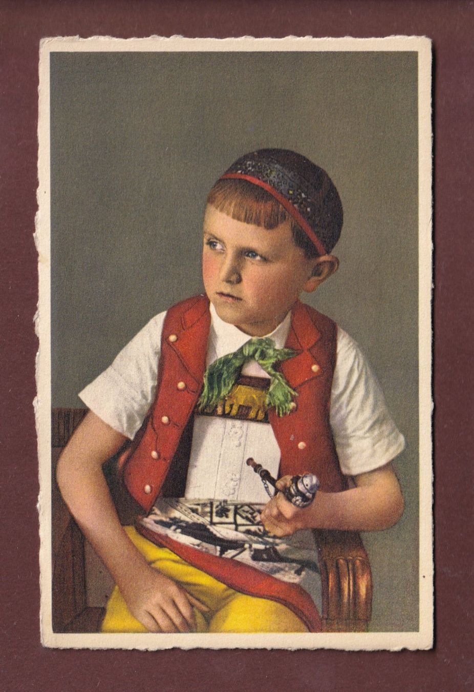 Ansichtskarten: APPENZELL - Tracht - Knabe – Gebraucht aus Pully von nicecards