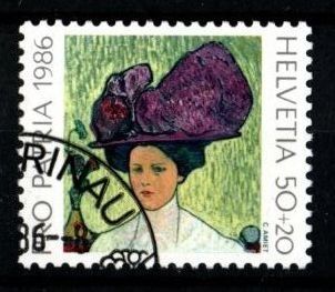 Alle Briefmarken: 1986 / PP Schweizer Museen Gemälde – Gebraucht aus Schaffhausen von poststamp