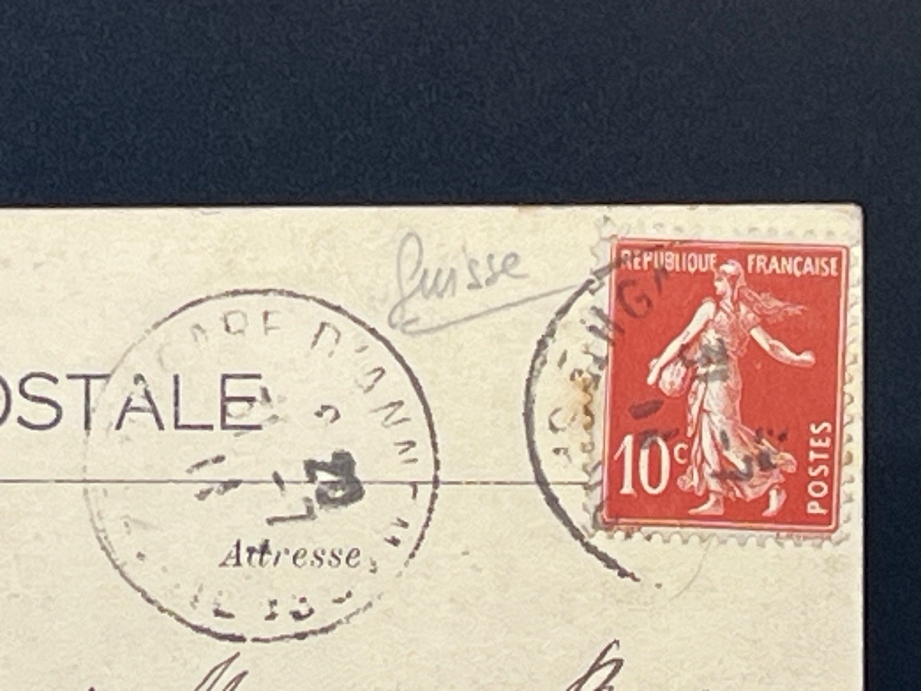 Cartoline postali: Nyon et le Mont-Blanc – Usato da Widnau venduto da Brusi9 1