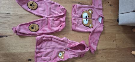 Baby Anzug Hibobi Rosa Grösse 18-24M neuer Zustand