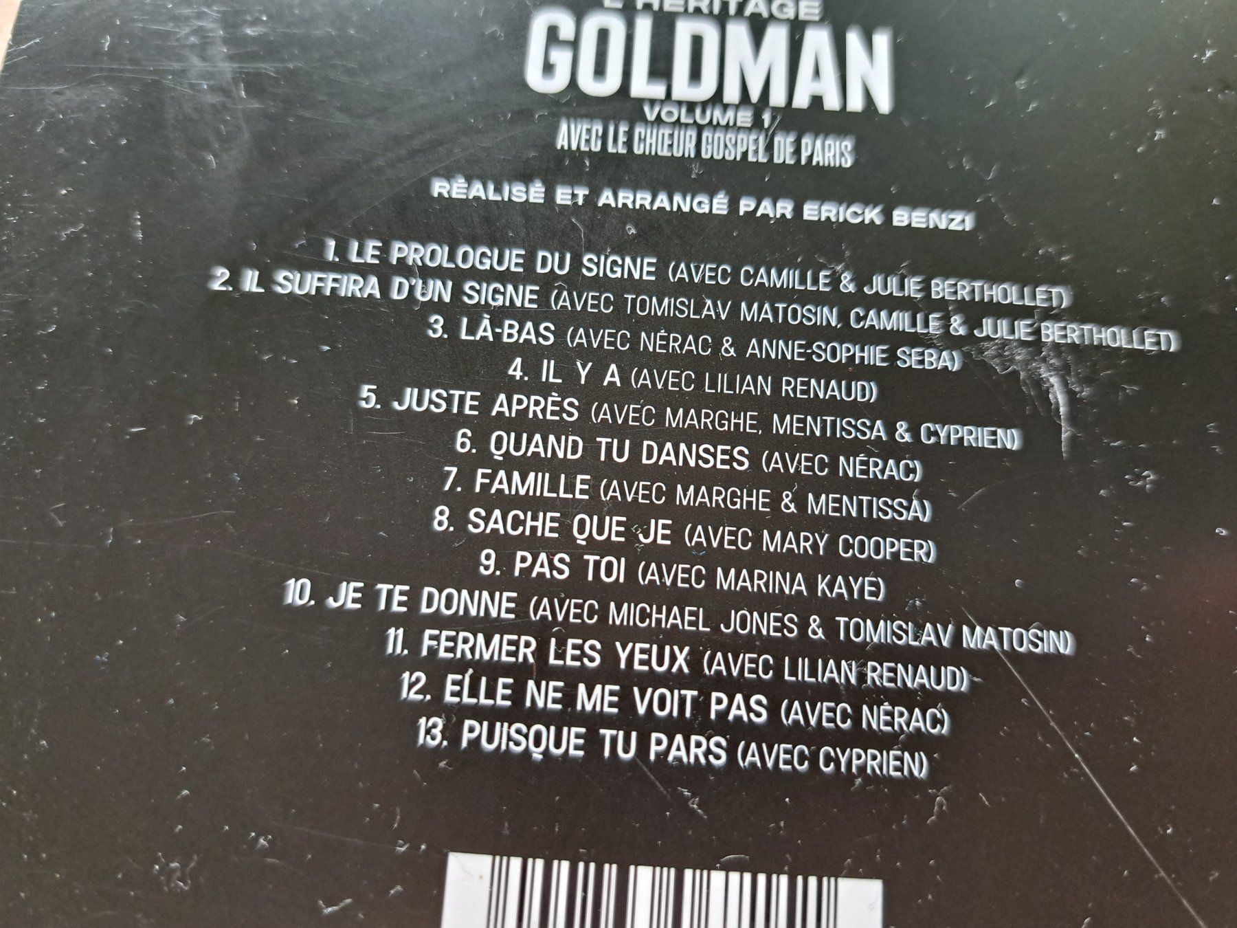 CD: Cd L'Héritage de Goldman - Volume 1 – Usato da Pully venduto da bro_n52j 2