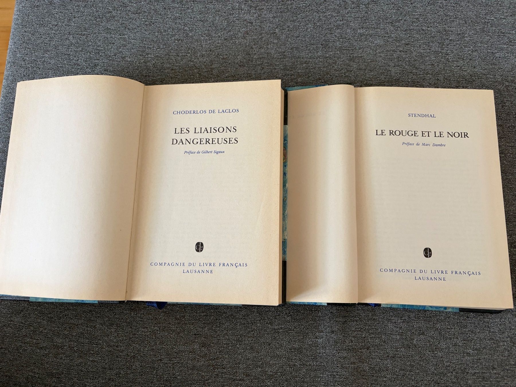 Libri: 2 Livre Stendhal & Choderlos de Laclos – Usato da Nunningen venduto da anclaudia 2
