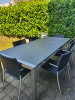 Gartentisch aus Granit mit 6 Stühle