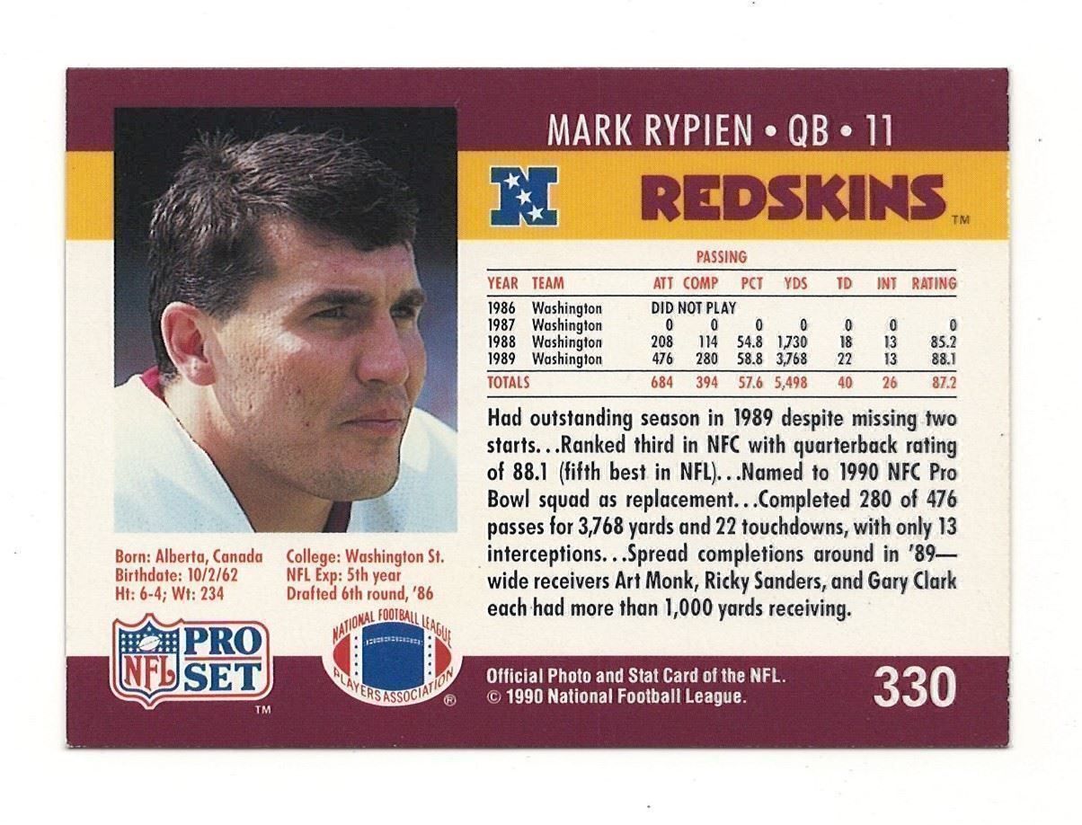 Autographes: MARK RYPIEN  NFL-STAR ORIGINAL AUTOGRAMM – D'occasion à Basel par verano1000 1
