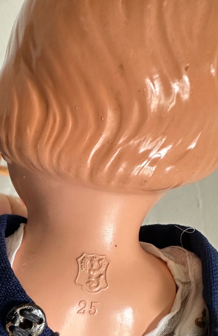 Bambole: Antike Cellba Puppe 25 cm, Celluloid – Usato da Zürich venduto da brazerola 4