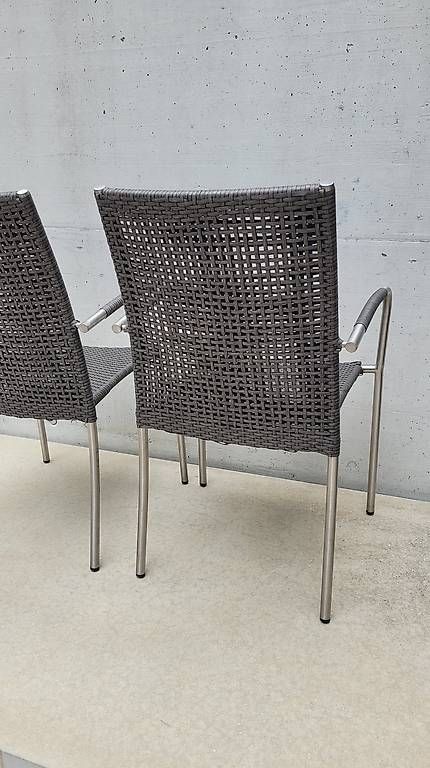Sedie: 2 schöne Gartenstühle / Stühle stapelbar – Usato da Zofingen venduto da Loop_ReSale 5