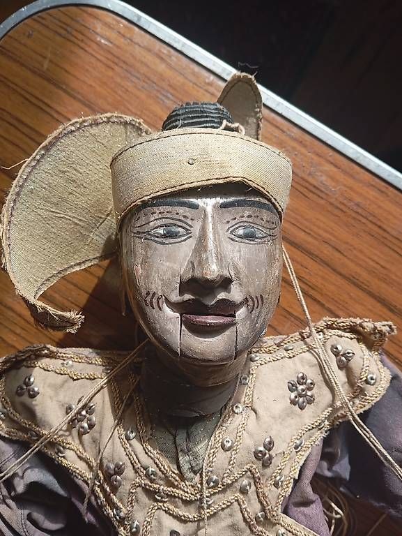 Bambole: Marionette vermutlich Indonesien – Usato da Basel venduto da Petergunn 1