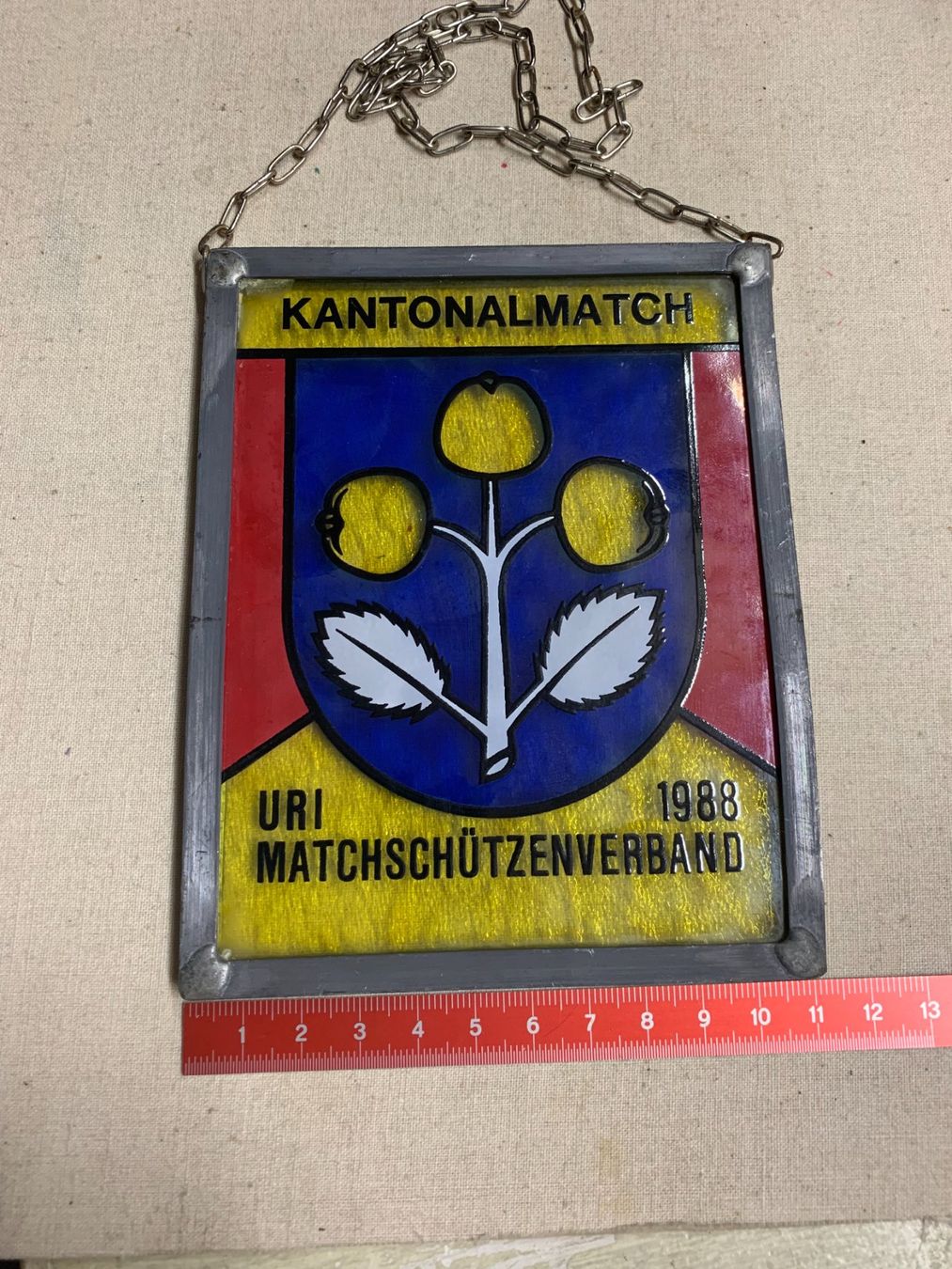 Medaillen: Uri - "Kantonalmtch - Matchschützenverband - 1988" – Gebraucht aus Sorengo von 74in 1