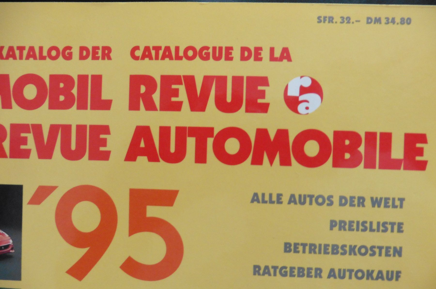 Libri: Automobil Revue 1995 – Nuovo (secondo la descrizione) da Embrach venduto da Ramo44 1