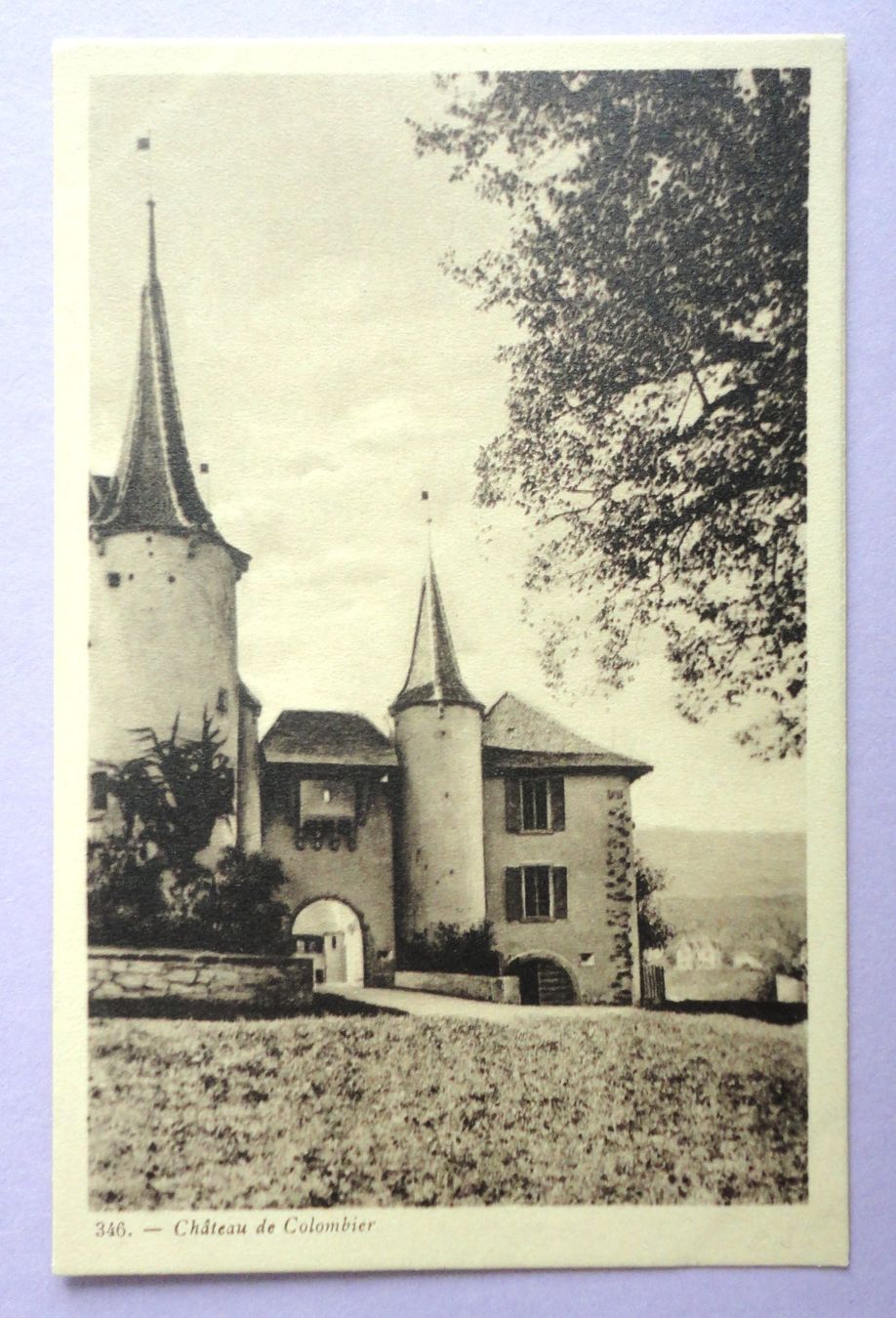 Ansichtskarten: Château de Colombier – Gebraucht aus Fétigny von Billy2miny