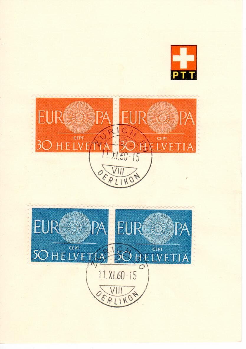 Alle Briefmarken: PTT Bögli 1960 – Gebraucht aus Wolhusen von Curver9