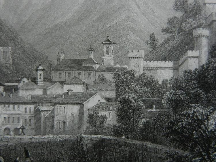 Incisioni: Bellinzona Castelli Ticino – Usato da Risch venduto da Rischli15 9