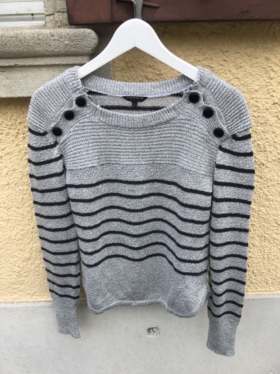 Maglioni & Felpe: Review Pullover gestreift mit Knöpfen – Usato da Wädenswil venduto da Pixie_