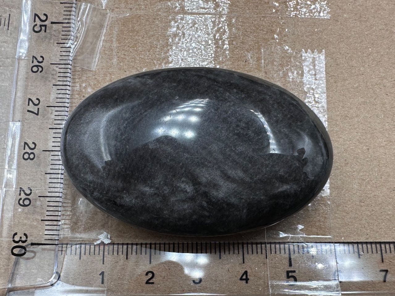 Minerali & Pietre curative: Silber Obsidian Handschmeichler Heilstein – Nuovo e nell'imballaggio originale da Männedorf venduto da Handschmeichler 4