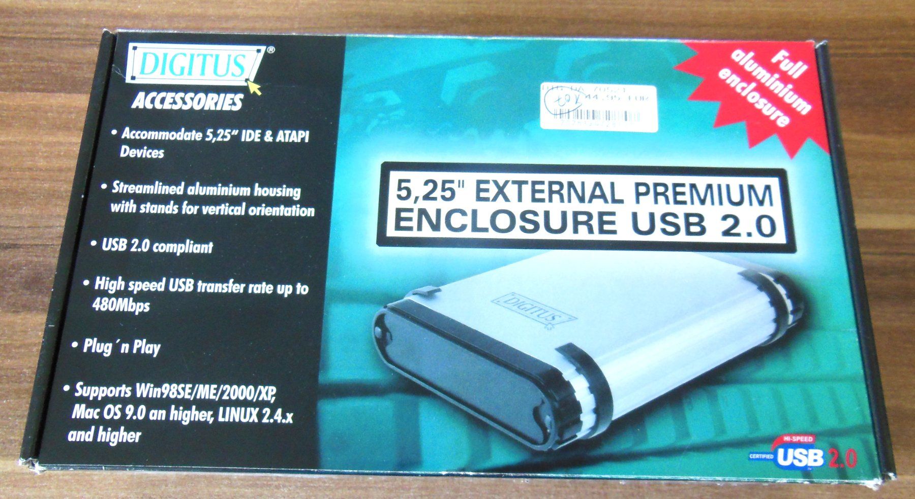 Harddisks: 5,25" external premium ENCLOSURE USB 2.0 – Neu (gemäss Beschreibung) aus Münchwilen TG von ecudos10