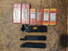 Einstichstahl / Abstechstahl mit Wendeplatten (MP049)