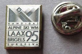 PIN, SCHWEIZ KANDIDAT ALPINE SKI WM 95 LAAX BRIGELS SURSELVA