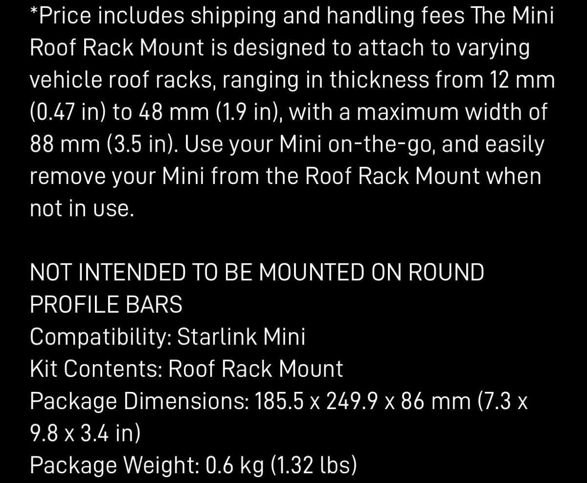 Fixations: Starlink mini roof rack mount – D'occasion à Küsnacht ZH par guo_rnh6 2