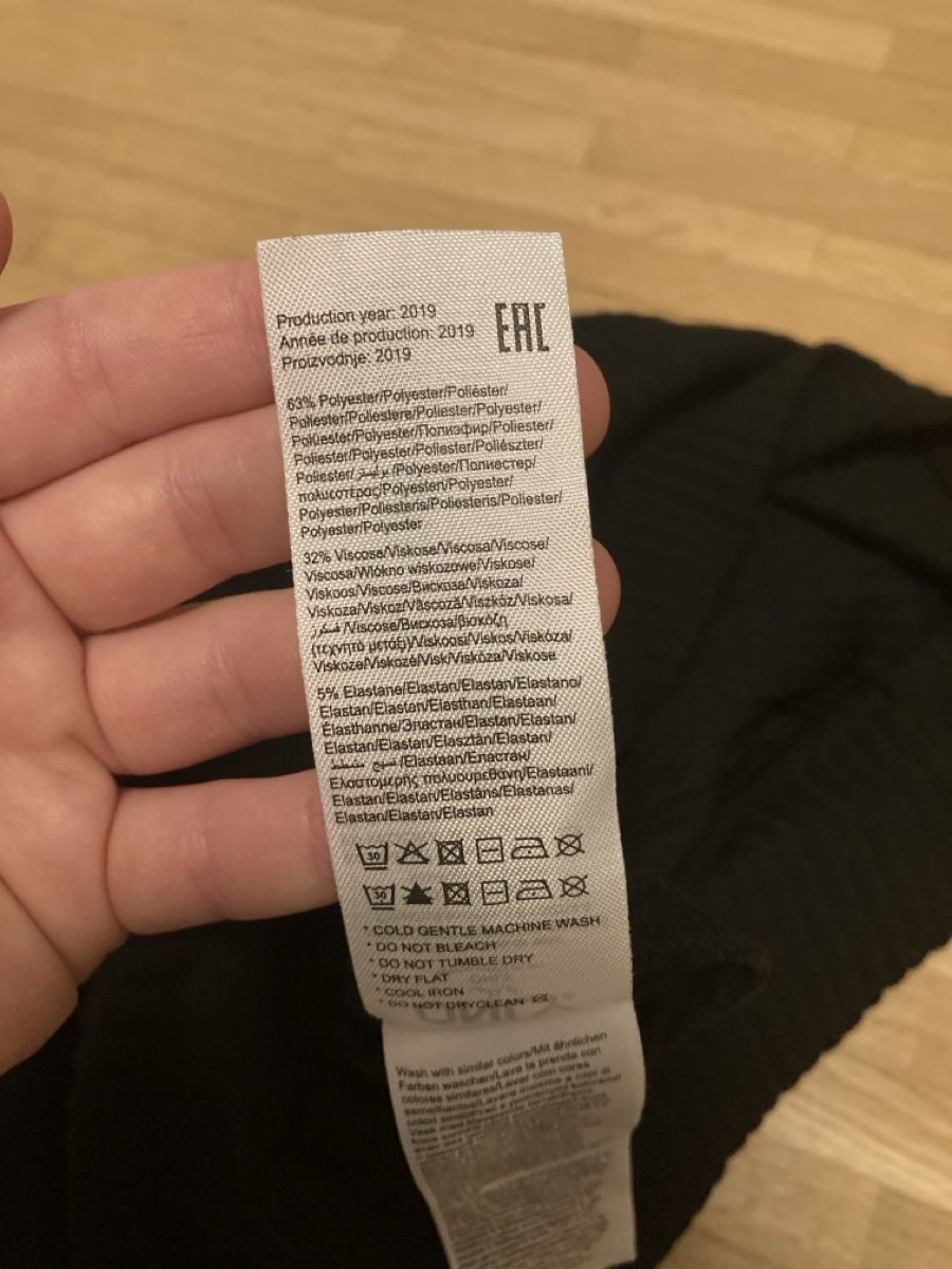 Only Vestiti: Schwarzes Freizeitkleid – Usato da Urtenen-Schönbühl venduto da alessibas 5
