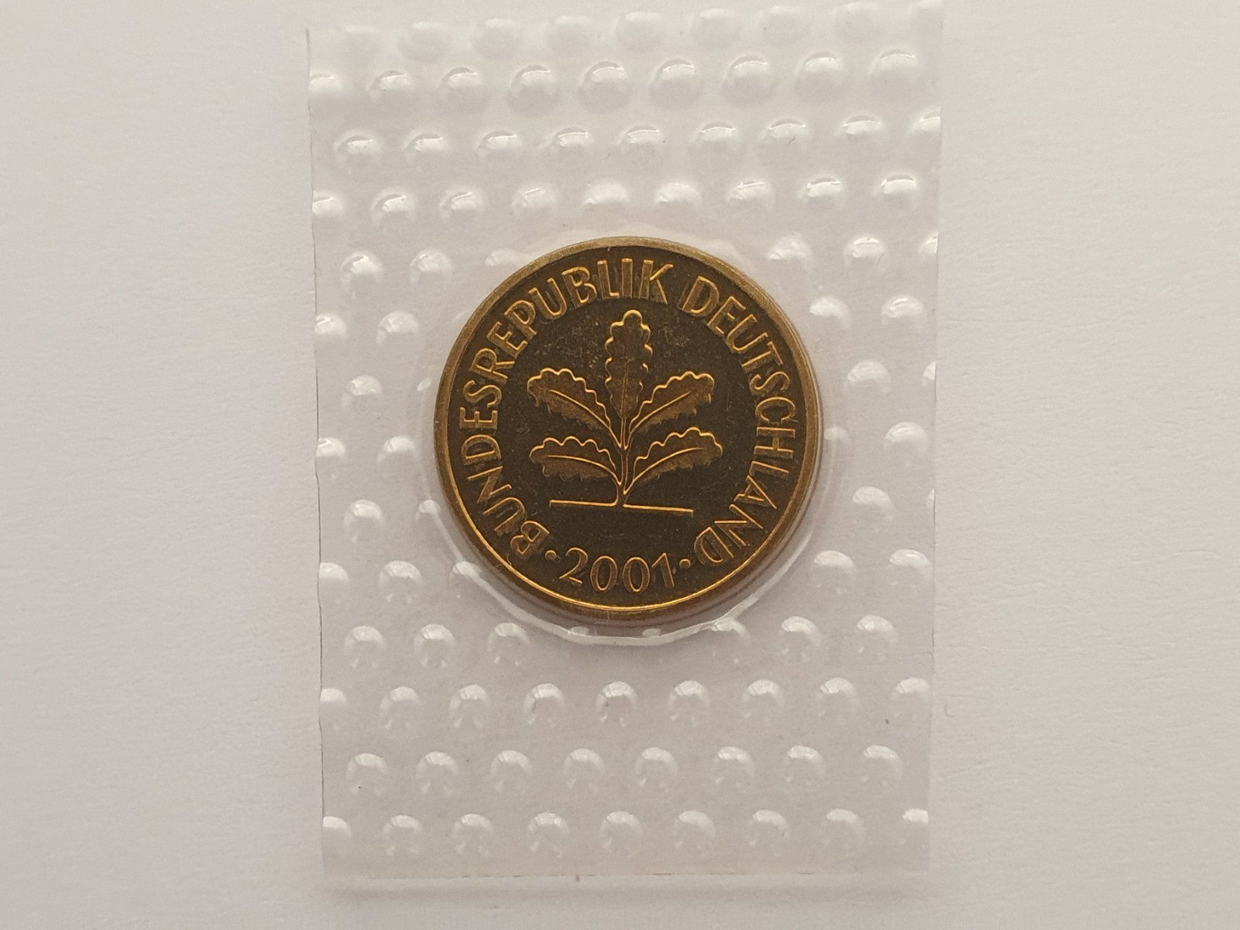 Tutti le monete: 5 Pfennig 2001 D Stgl – Nuovo (secondo la descrizione) da Pravidondaz venduto da LVtik 1