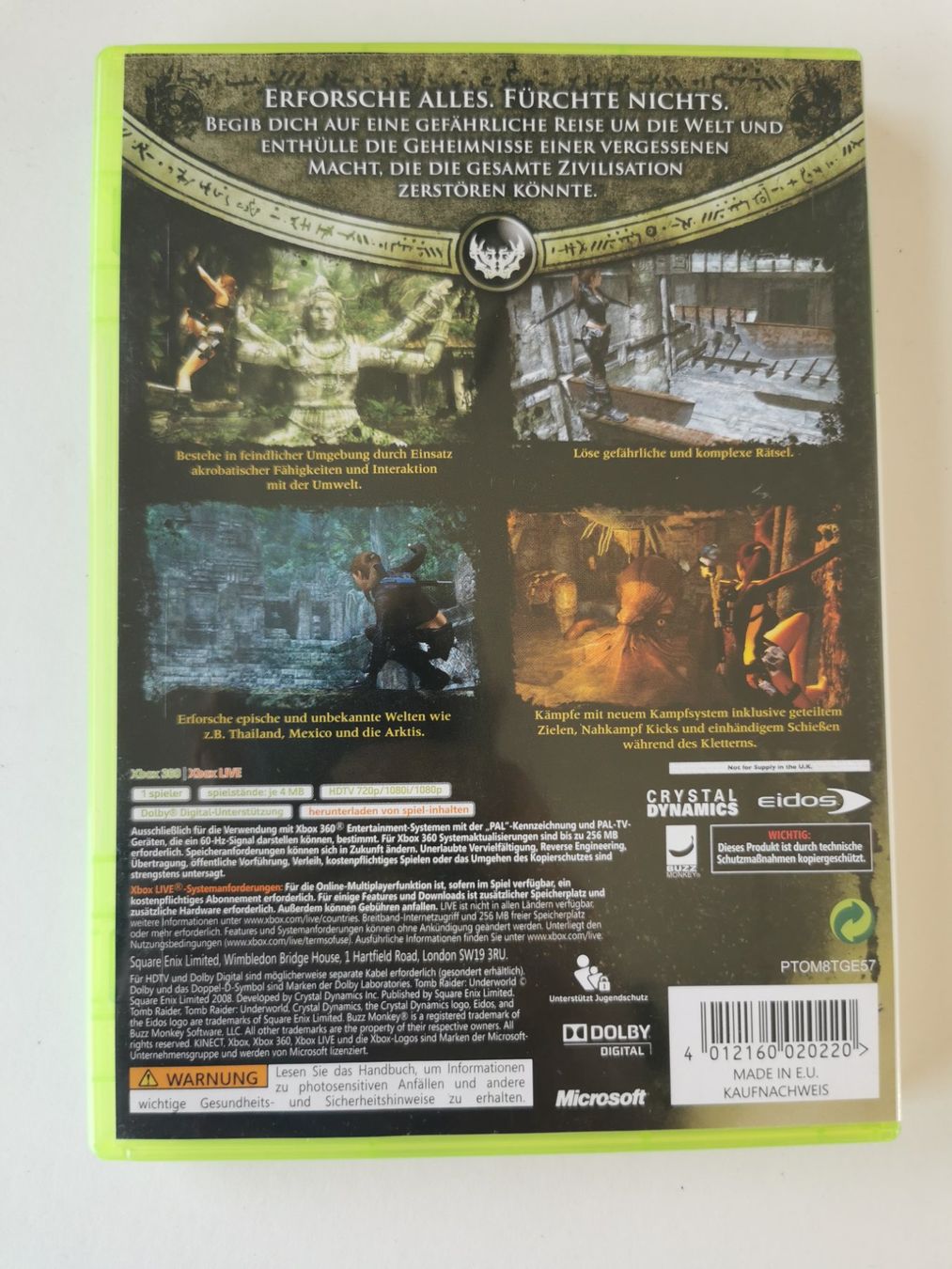 Spiele: XBOX 360 - Tomb Raider Underworld – Gebraucht aus Lenzburg von eyworld 2