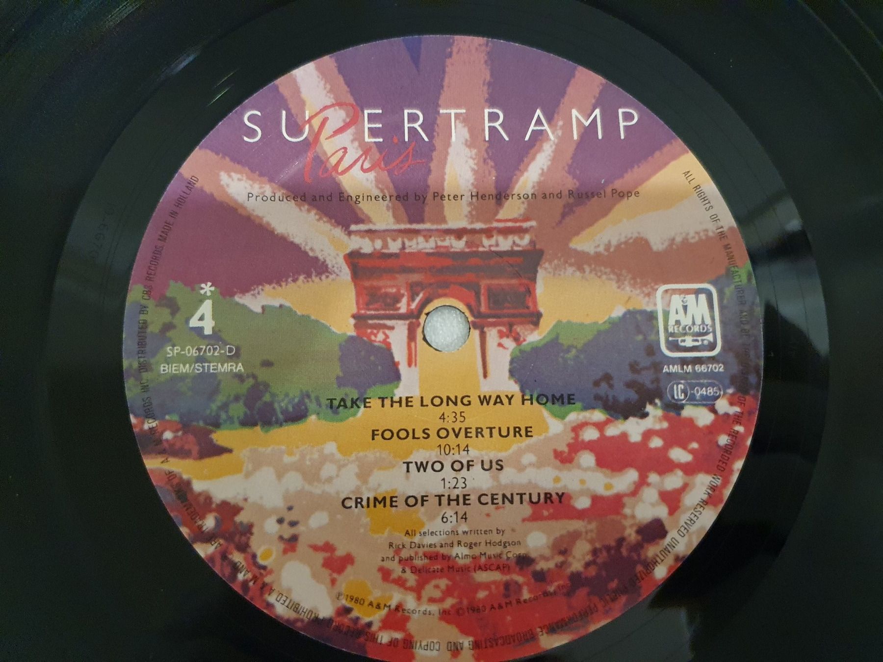 Schallplatten: Supertramp – Paris / 2 LP`s – Gebraucht aus Uster von Vinyl-Leidenschaft 9