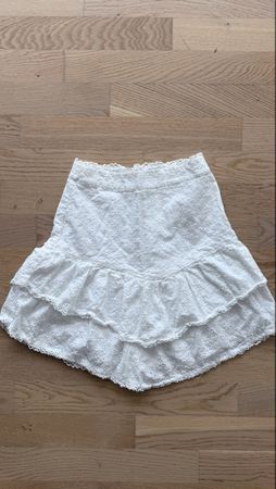 Jupe Tally Weijl blanche brodée taille 36 bon état