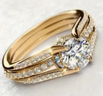 Ringe: Ring Edelstahl gold (Grösse 52) – Neu und originalverpackt aus Langenbruck von Gumsi