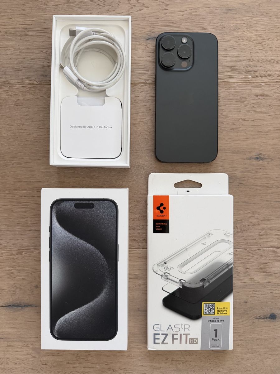 Apple Handys / Smartphones: Apple iPhone 15 Pro 512 GB Black Titanium – Gebraucht aus Freienbach von mar_2nw2