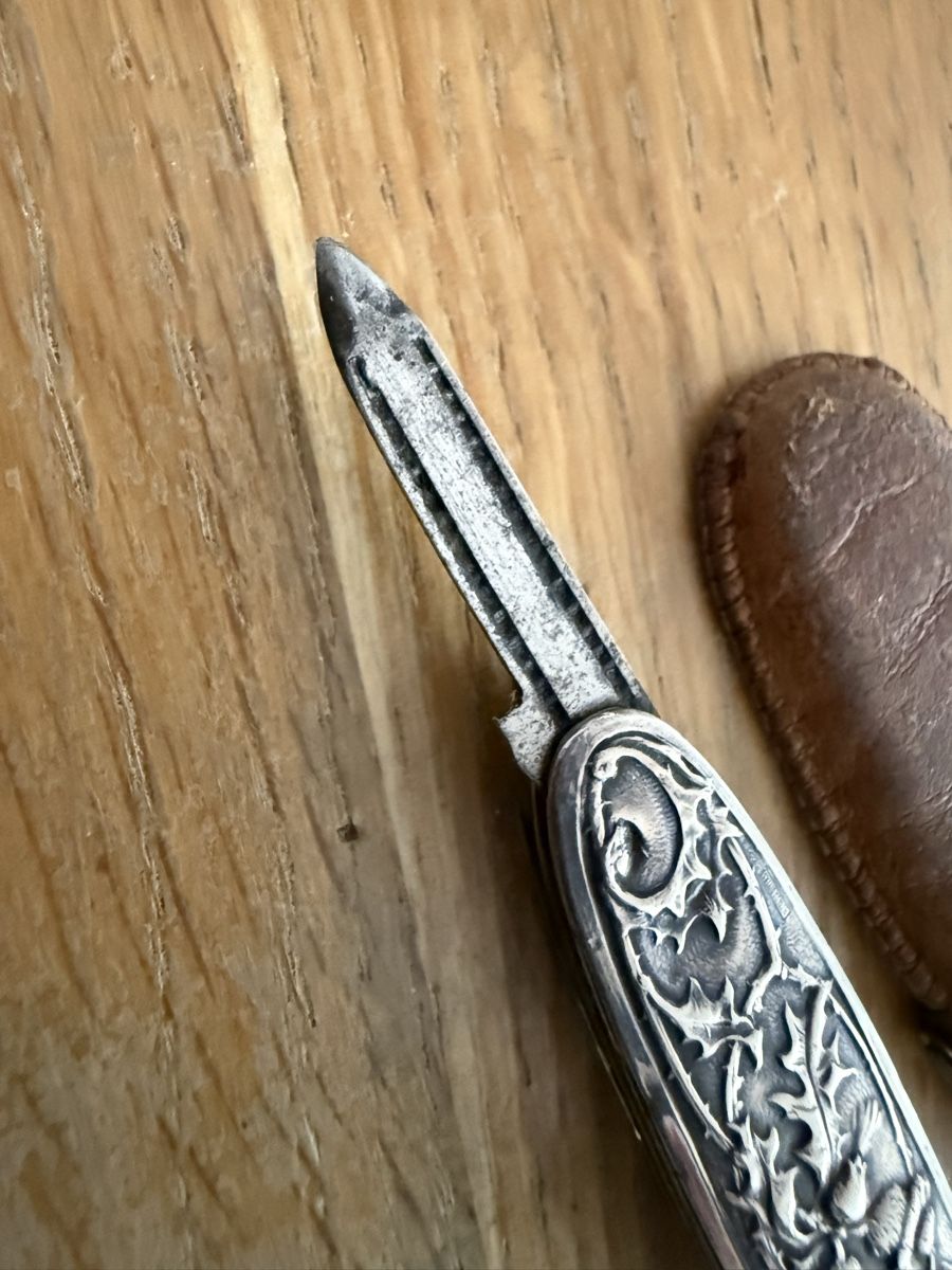 Taschenmesser: Antikes Taschenmesser Sackmesser mit Etui – Gebraucht aus Goldach von Messerguru 4