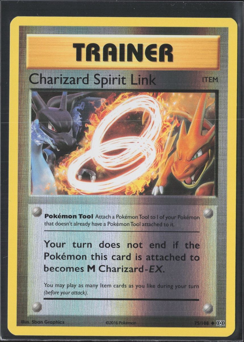 Pokémon Carte collezionabili: POKÉMON / Charizard Spirit Link / Evolutions / Reverse 🇺🇸 – Usato da Herzogenbuchsee venduto da TCG-High-Quality