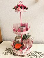 Kerzenständer Kronen Etagere Sommerdeko Gartendeko Lounge