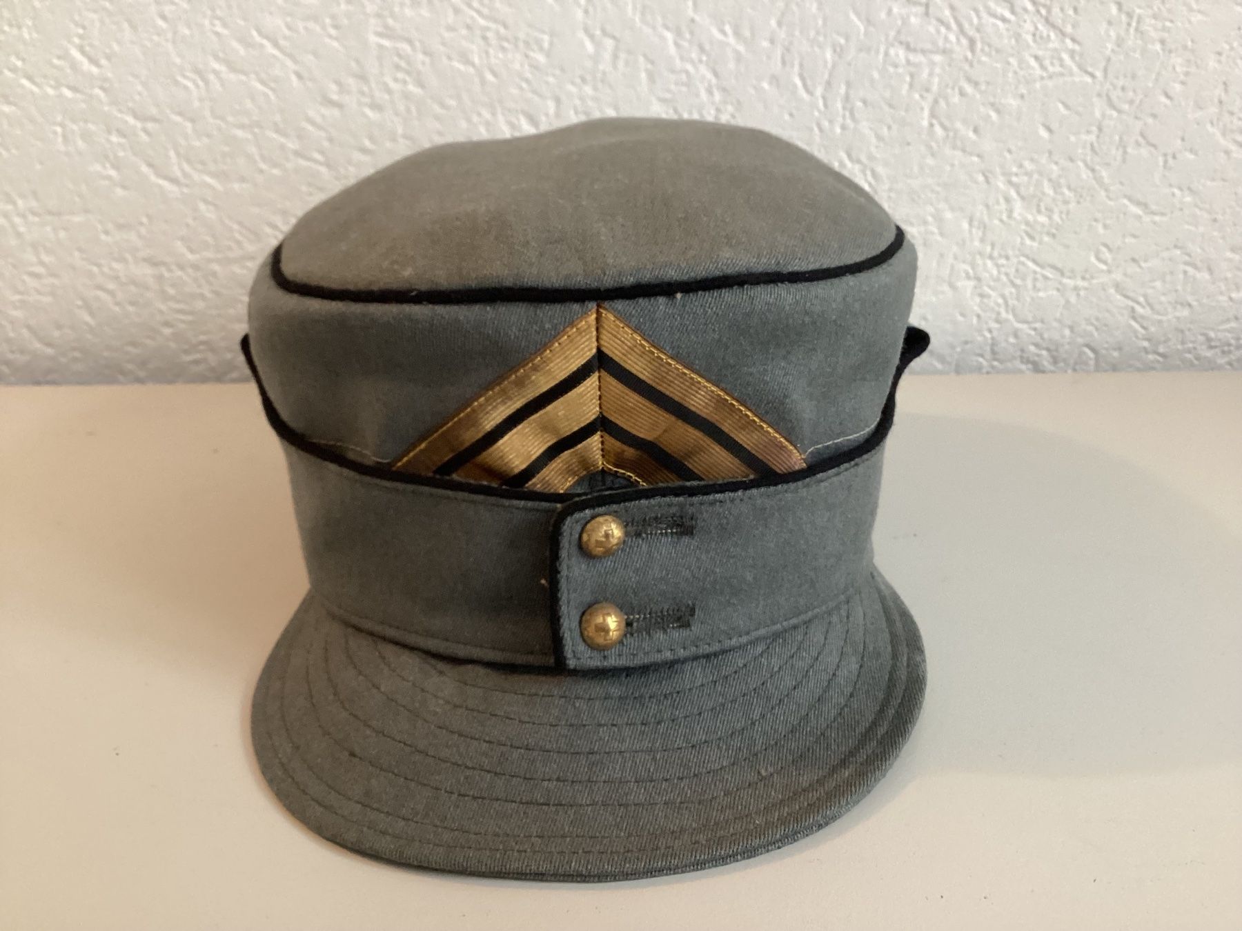 Schweizer Armee Uniformi: Casquette de campagne de colonel ordonnance 194 – Usato da Vouvry venduto da marius09