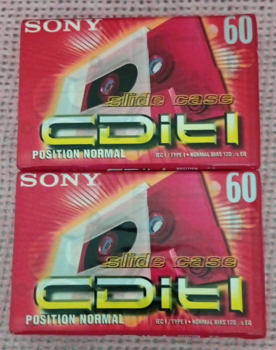 Musicassette: Sony CDit-I 60 / 2 x cassette - kassette MC scellées – Nuovo e nell'imballaggio originale da Le Locle venduto da borgespatricia 3