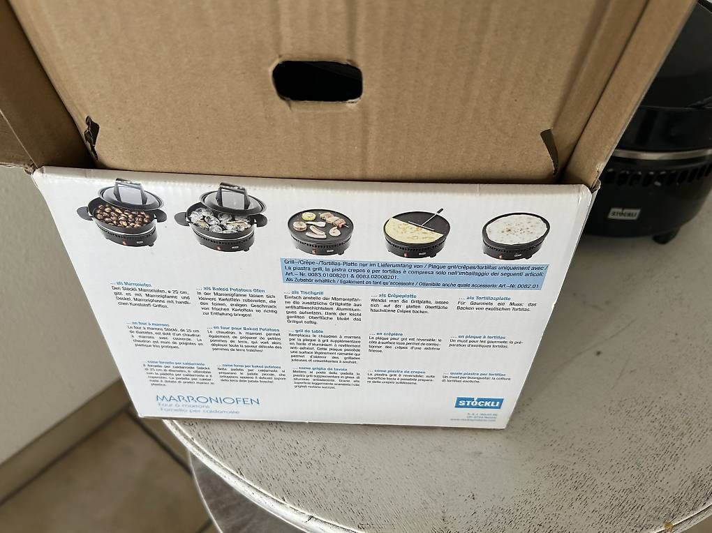 Elettrodomestici da cucina: marroni röster. elektrisch – Usato da Wettingen venduto da GMB1 1