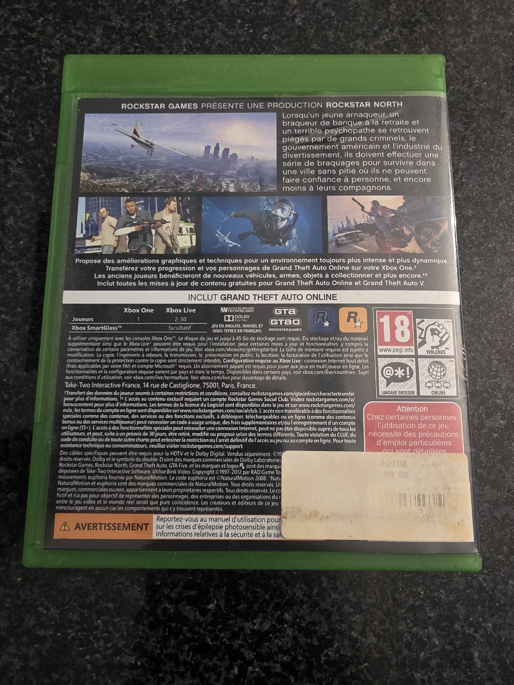Giochi: GTA 5 Xbox One – Usato da Chavornay venduto da Crash37 1