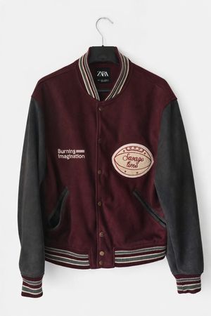 Veste Zara Homme, style Varsity, Taille S