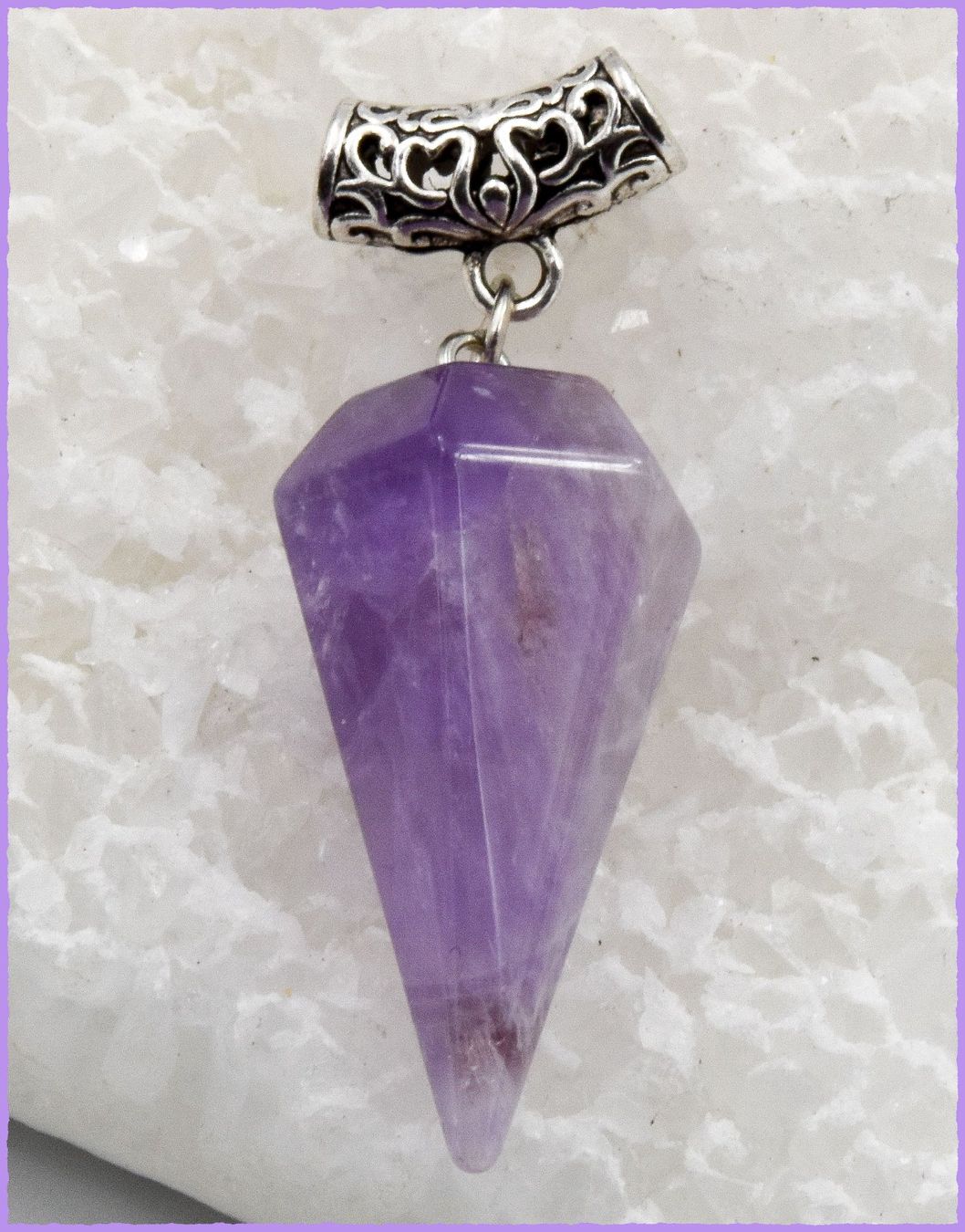 Ciondoli: ♛ Amethyst Anhänger – Nuovo e nell'imballaggio originale da Oberglatt ZH venduto da Hot-Spot 2