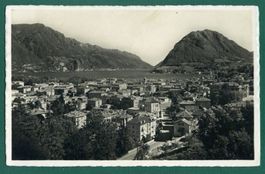 Lugano, Panorama, Mte. S.Salvatore, 1942, gelaufen