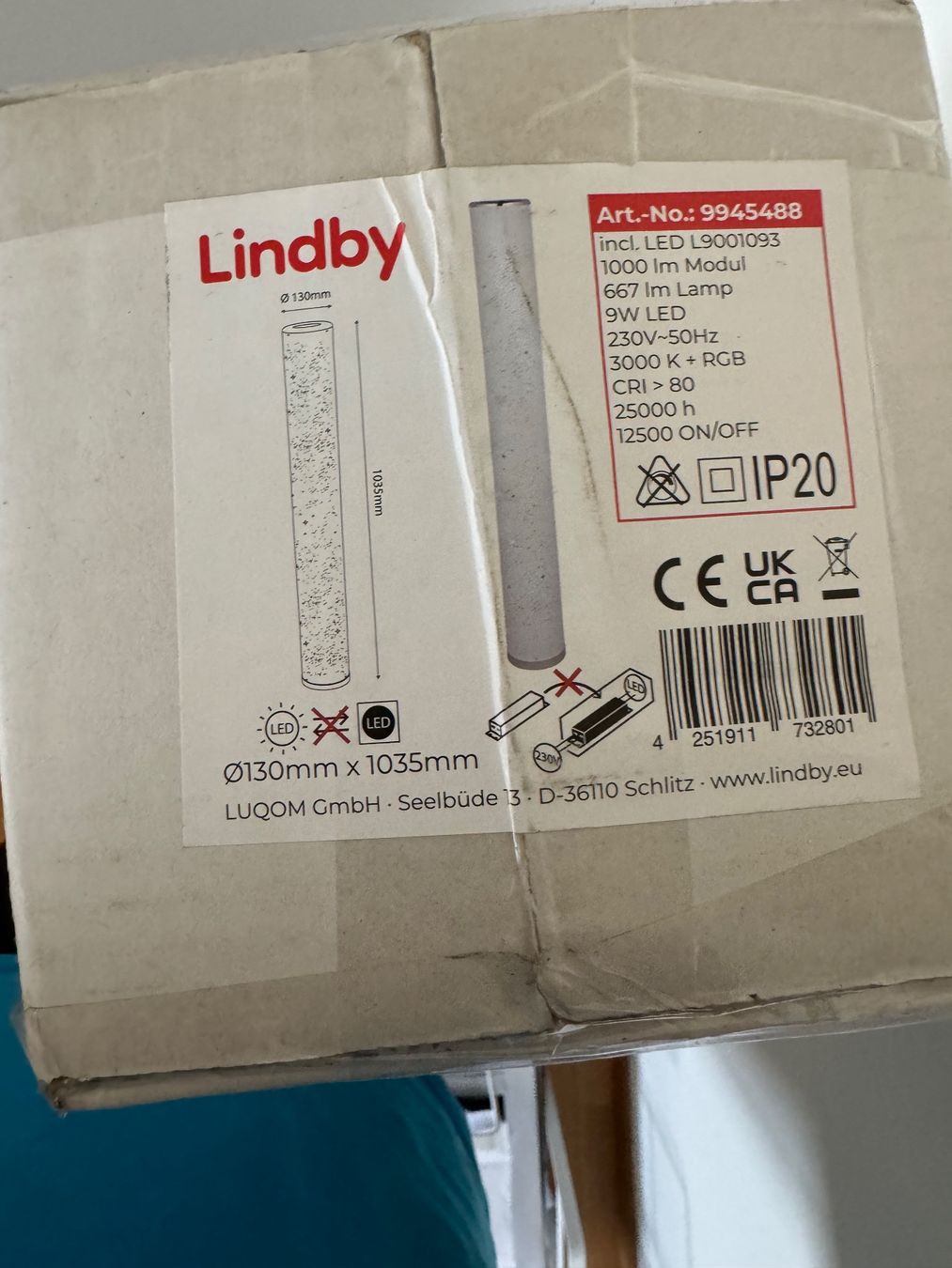 Lampade: Lindby Led Steh Lampe – Nuovo e nell'imballaggio originale da Flamatt venduto da Gamer1991 3