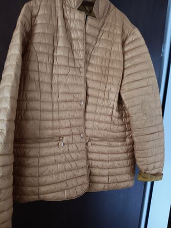 Warme, leichte Daunenjacke, Grösse XL, goldgelb-Top Herbst