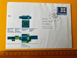 Sonderbrief 1964 Locarno Europarat-Woche
