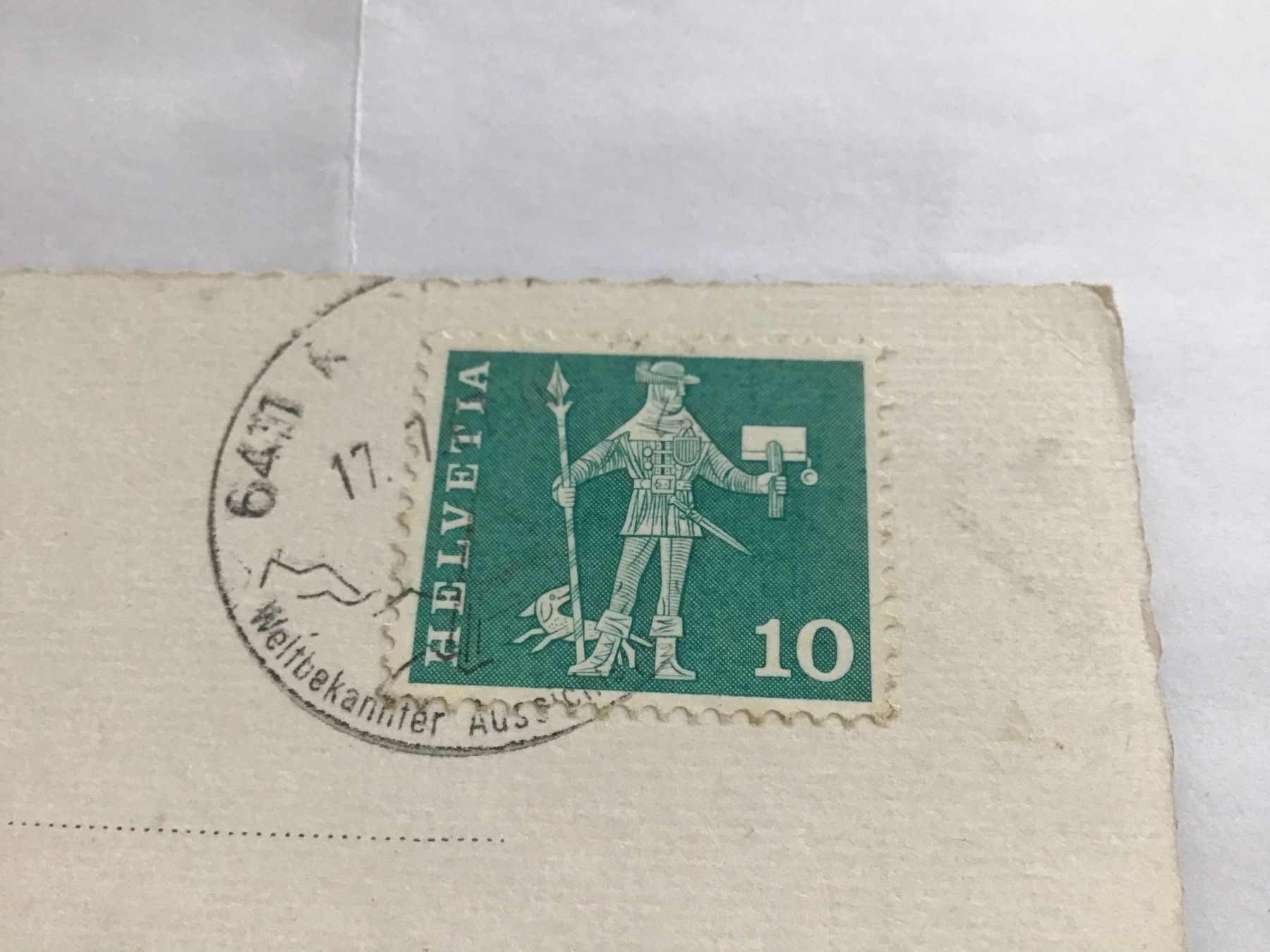 Cartoline postali: Rigi, Felsenweg mit Vitznau – Usato da Thierachern venduto da sweden08 1