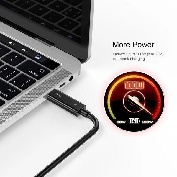 Cavi: Thunderbolt 3 Kabel 40Gbps 2m – Nuovo e nell'imballaggio originale da Zürich venduto da Store-247 2