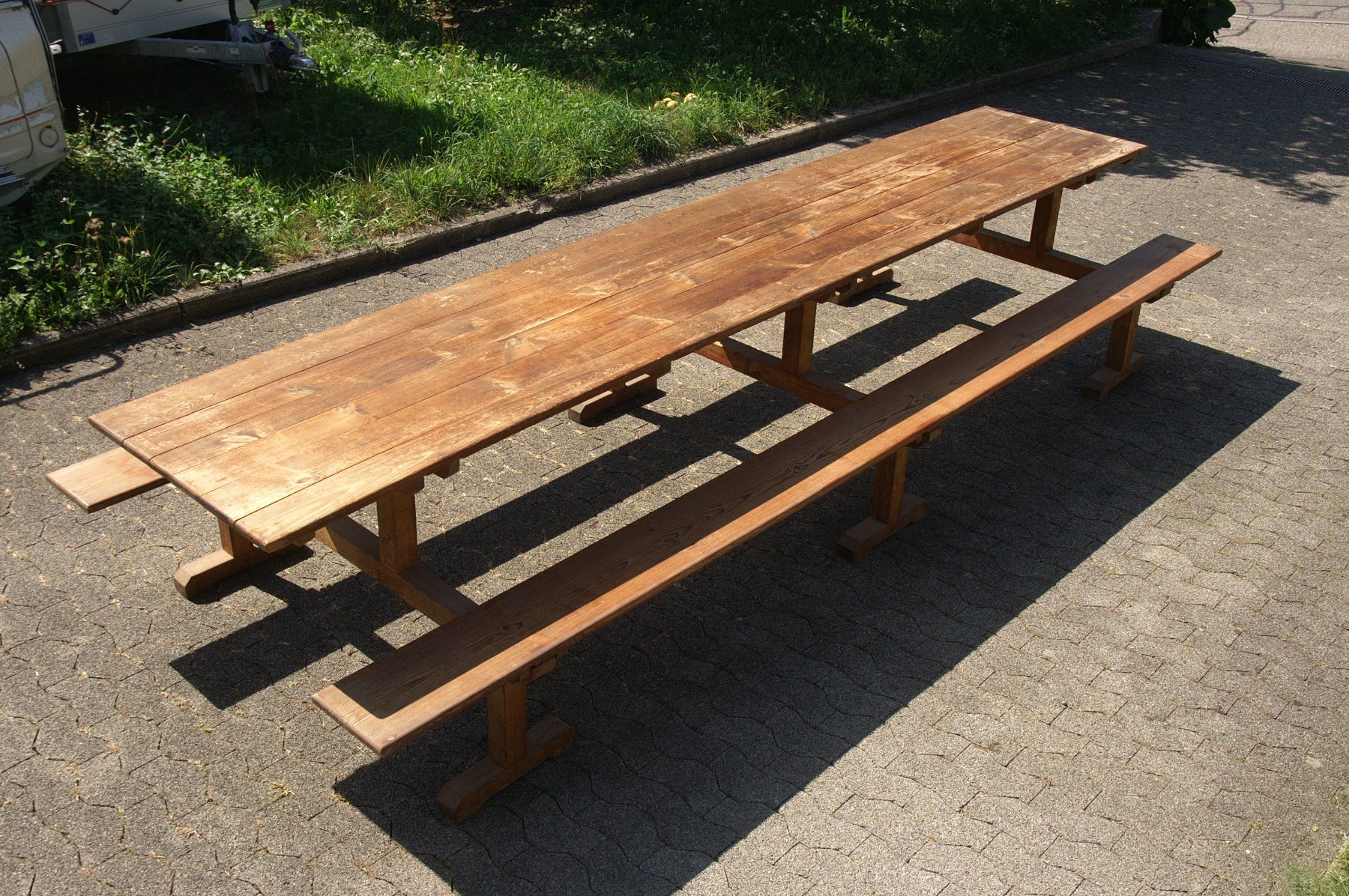 Set de table et chaises: Festbankgarnitur – D'occasion à Jona par hope37 2